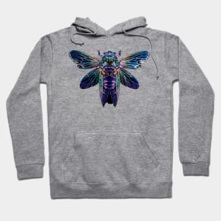 Cicada Insect Great Eastern Brood USA 2024 Magicicada Hoodie